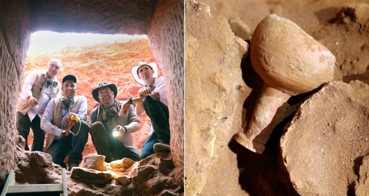 Ancient Tomb Uncovered Beneath Petra's Treasury Building