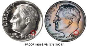 1975 Dime Featured