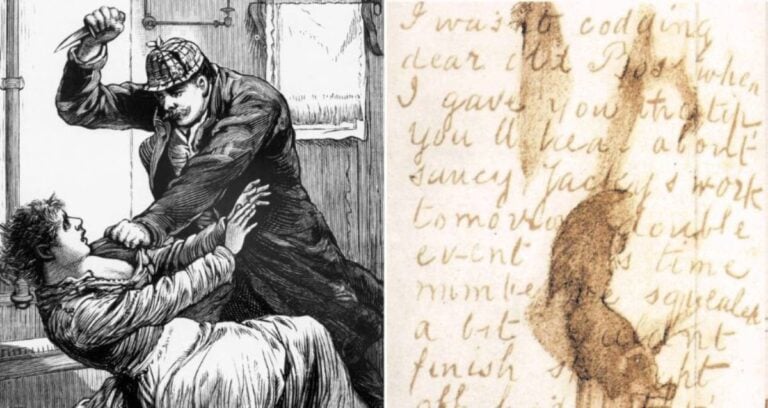 Jack The Ripper Alongside Saucy Jacky Letter Featured