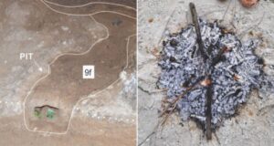 Neanderthal Tar Factory Alongside Recreation Featured