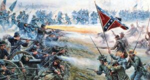 Picketts Charge Painting Featured
