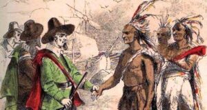 Samoset Greeting Pilgrims Featured