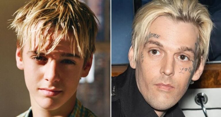 Younger Aaron Carter Alongside Older Aaron Carter Featured
