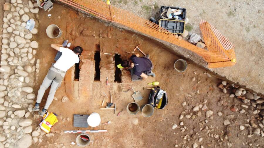 Ancient Tile Oven Found On Corsica