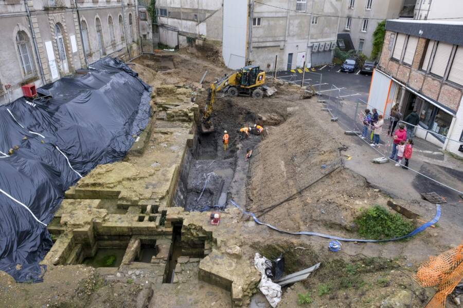 Medieval Castle In Vannes France