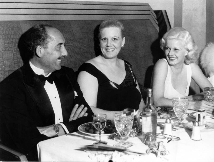 Jean Harlow And Her Parents