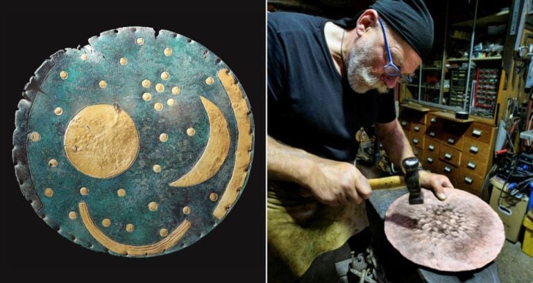 Nebra Sky Disk Alongside Replica Featured