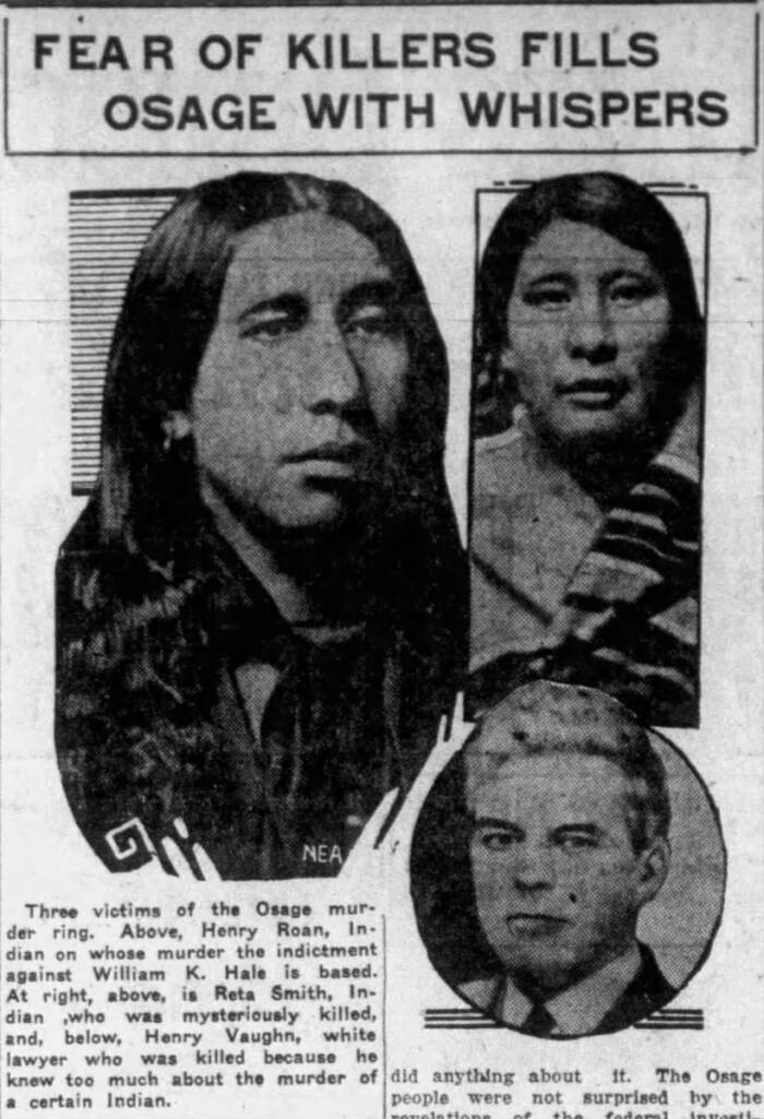 Victims Of The Osage Indian Murders