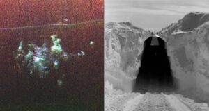 Radar Image Alongside Camp Century Tunnel Featured