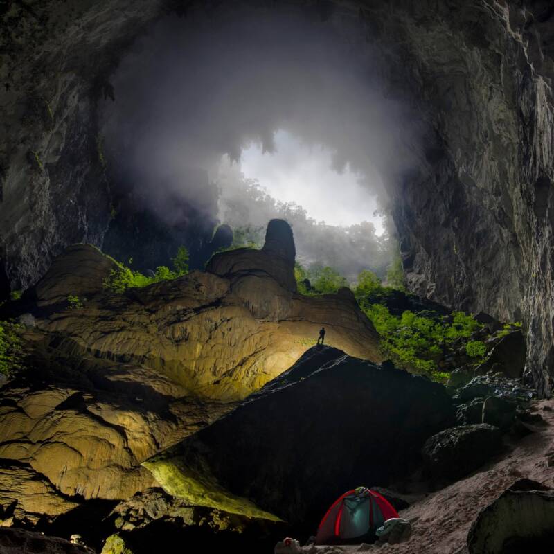 Camping In The World's Largest Cave