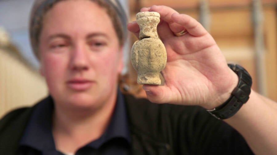 Ceramic Bottle Found In Israel