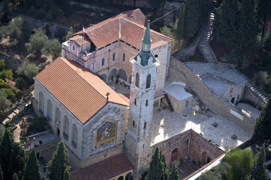 Church Of The Visitation In Jerusalem