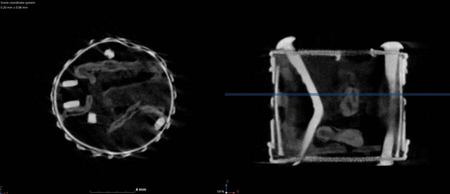 CT Imagery Of Roman Lock