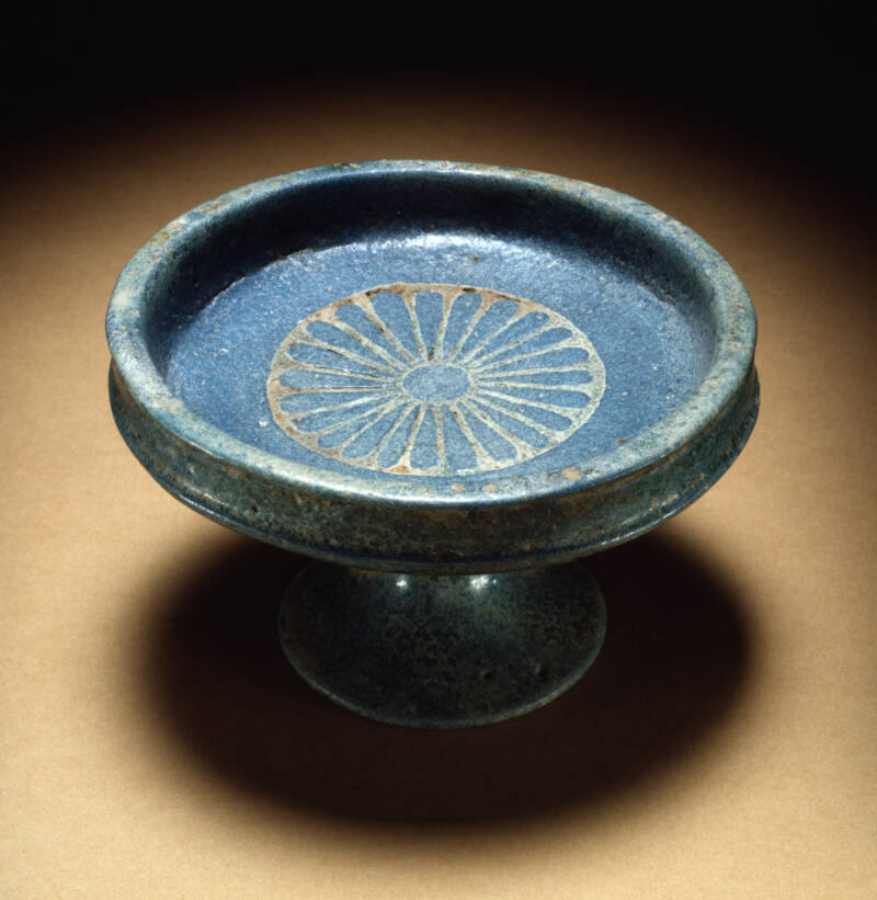 Egyptian Blue Saucer