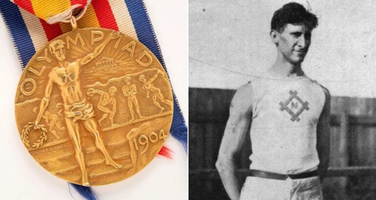 Gold Medal Alongside Fred Schule Featured
