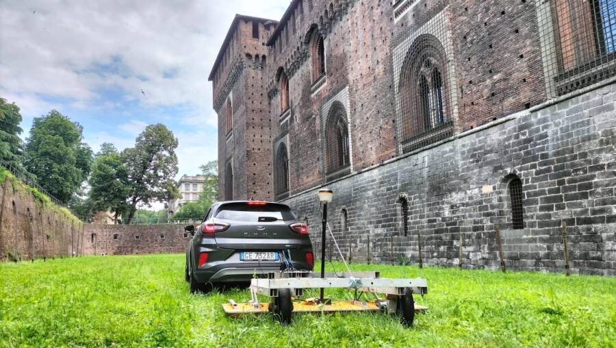 Radar Mapping At Sforza Castle