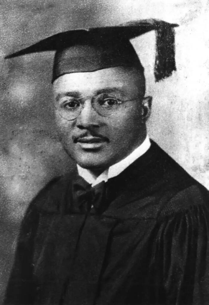 Martin Luther King Sr's Graduation Photo