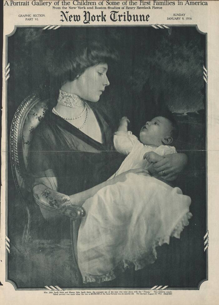 Madeleine Astor And Her Son