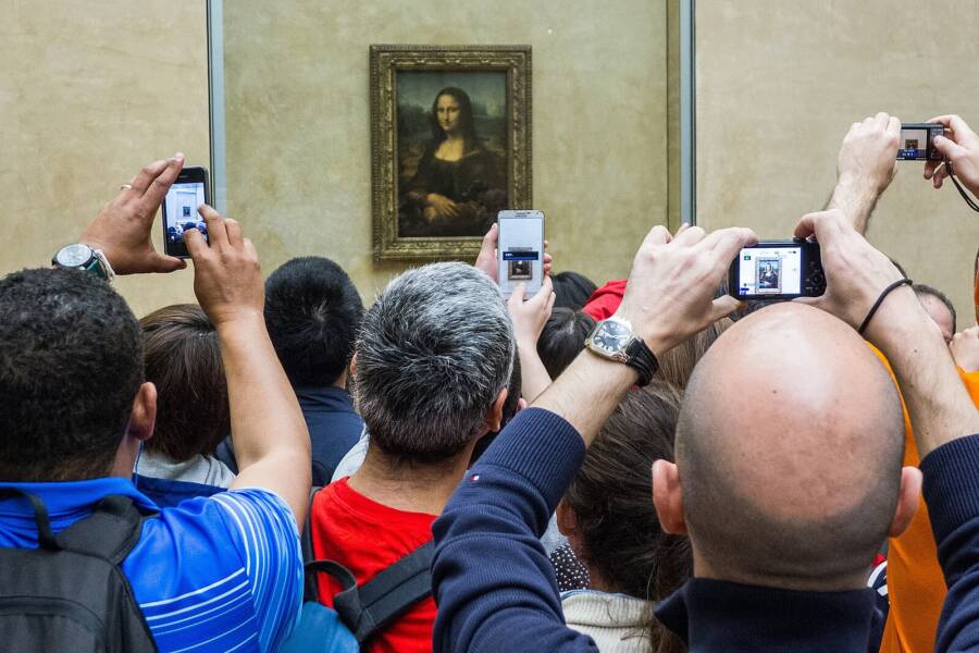 Mona Lisa At The Louvre