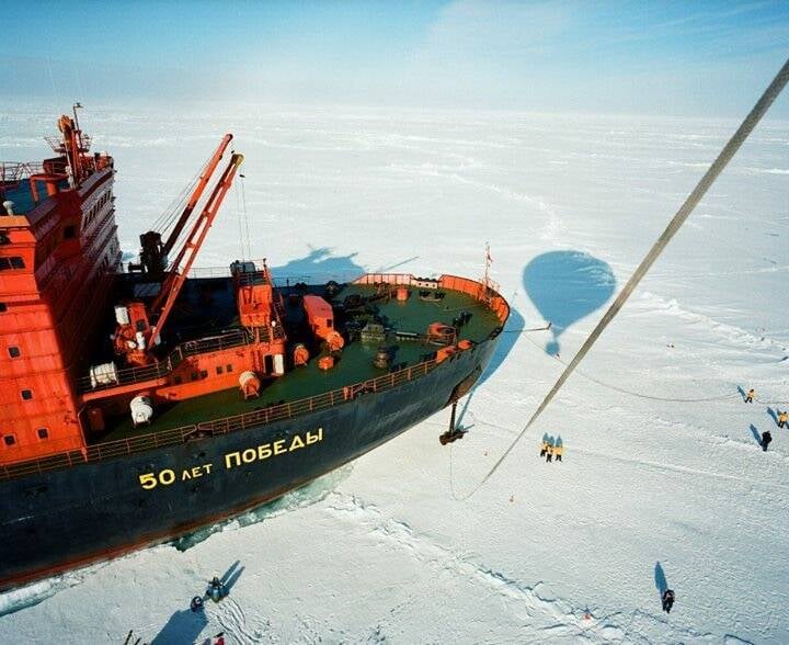 Icebreaker At The North Pole