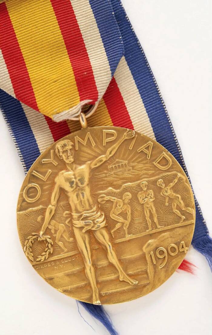 Fred Schule's Medal With Ribbon