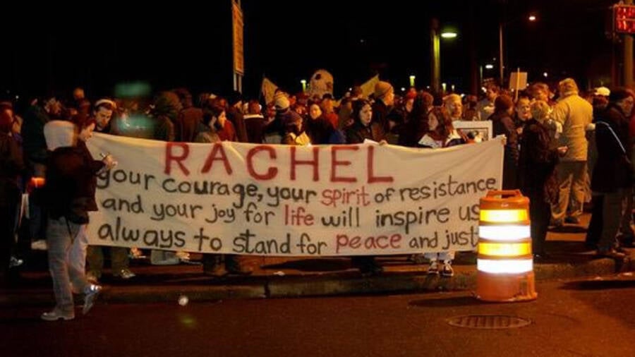 Peace Vigil At Evergreen State College