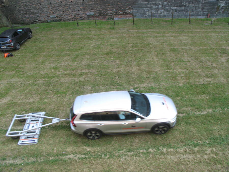 Ground Radar At Sforza Castle