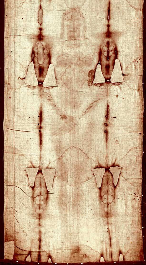 Shroud Of Turin Laid Vertical