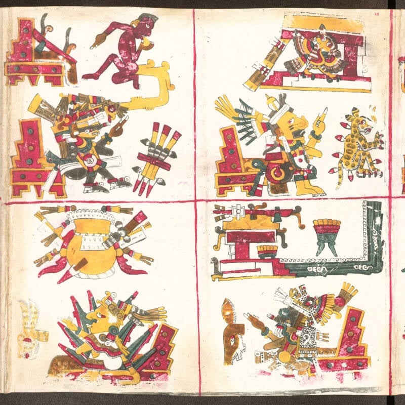 Jaguar God In The Codex Borgia