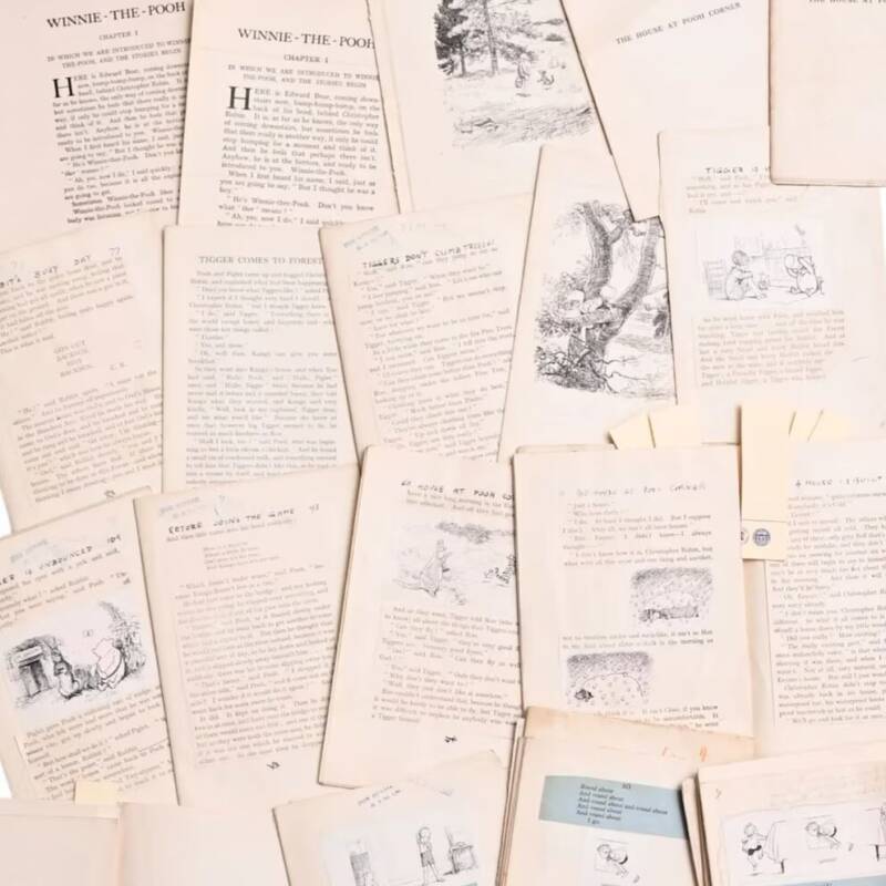 Winnie-The-Pooh Original Manuscripts Attic Discovery