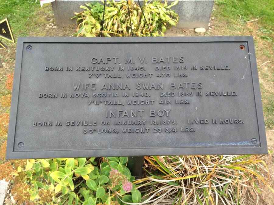 Anna Haining Bates And Martin Van Buren Bates Grave