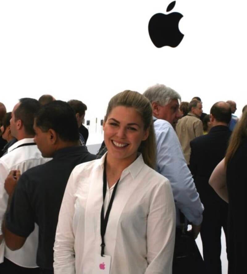 Belle Gibson At An Apple Event