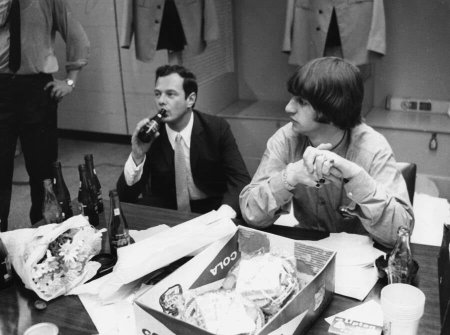 Brian Epstein And Ringo Starr