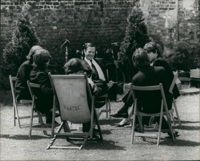 Brian Epstein Talking With The Beatles