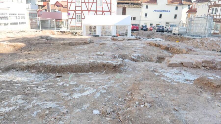 Medieval Church Limestone Foundation