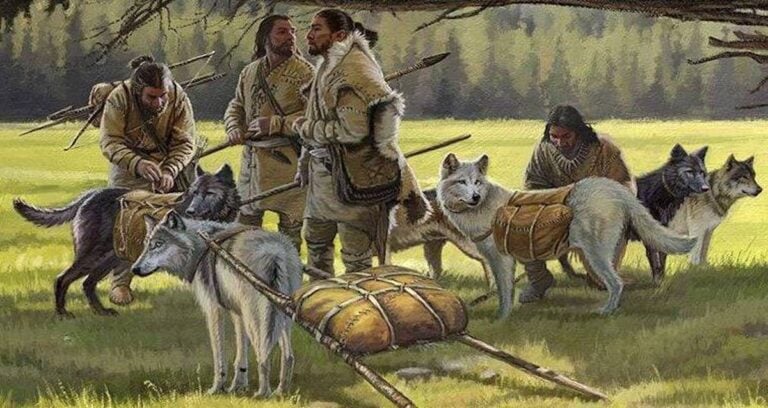 Featured Prehistoric Men And Dogs
