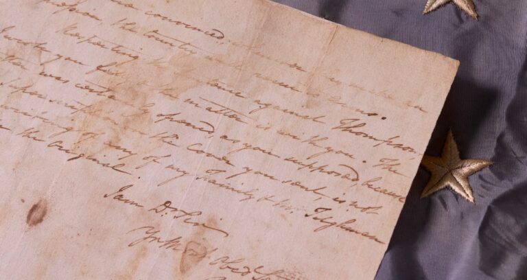 George Washington Letter Featured