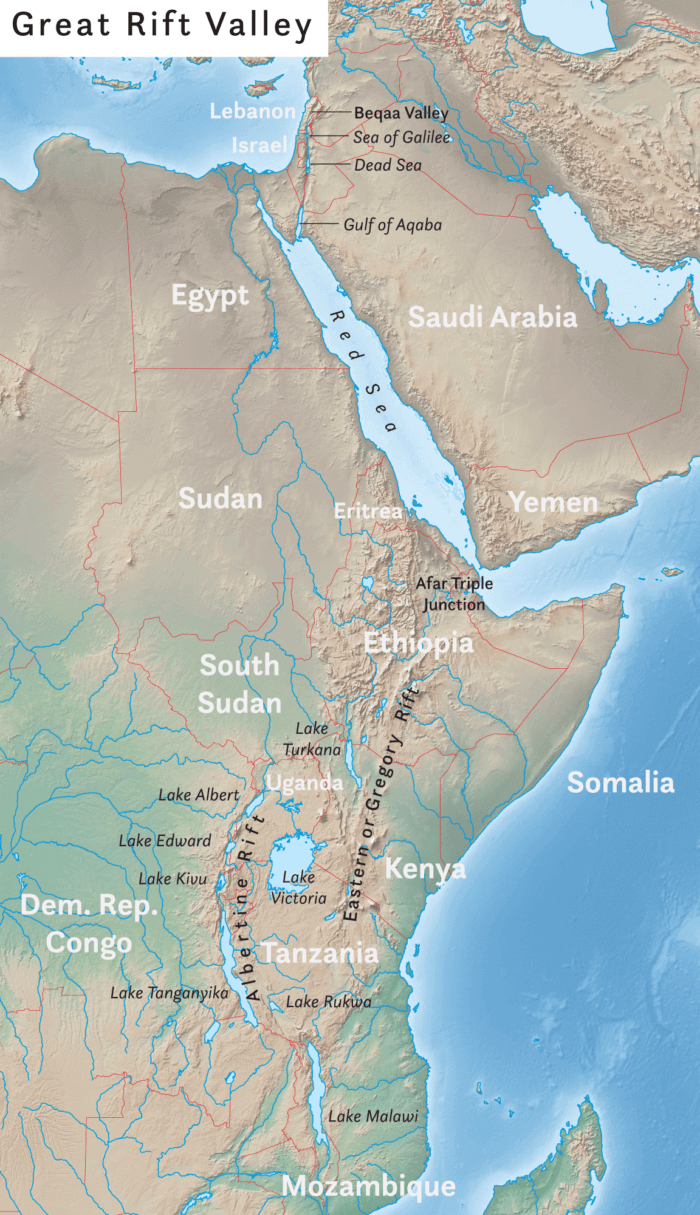 Great Rift Valley Map