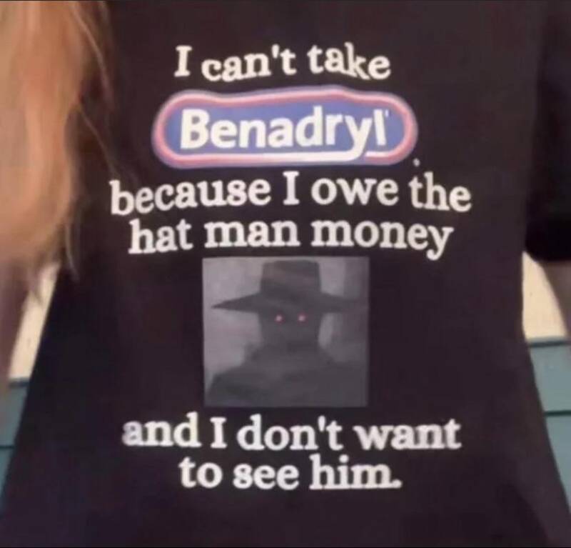 Benadryl Shirt