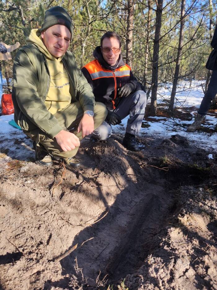 Metal Detectorists With Roman Sword