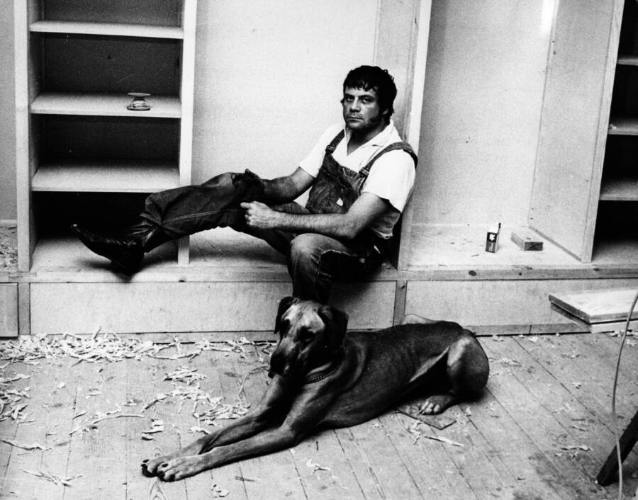 Oliver Reed And His Dog