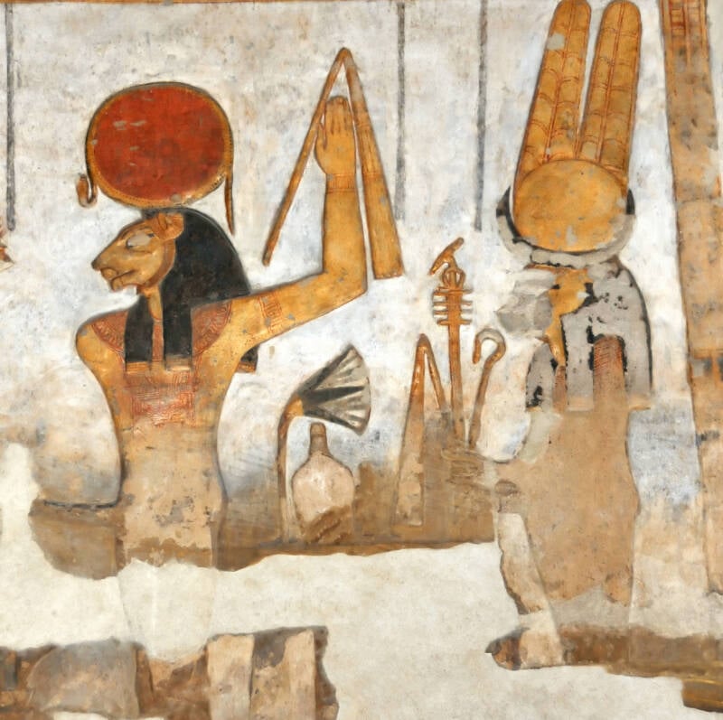 Painting Of Sekhmet