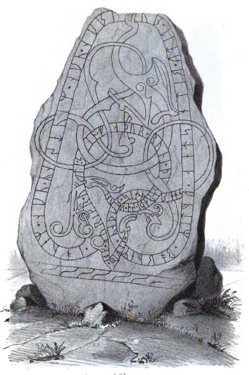 Swedish Runestone Dragon