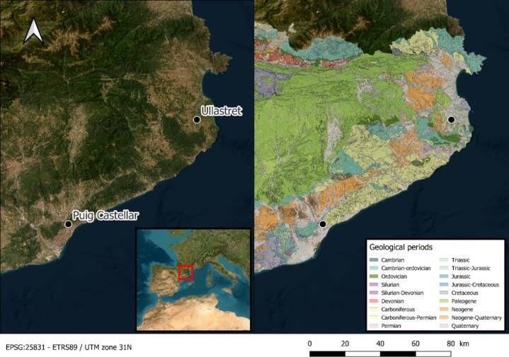 Ullastret And Puig Castellar