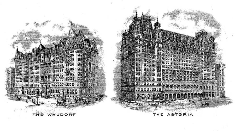 Waldorf Astoria Hotel Drawings