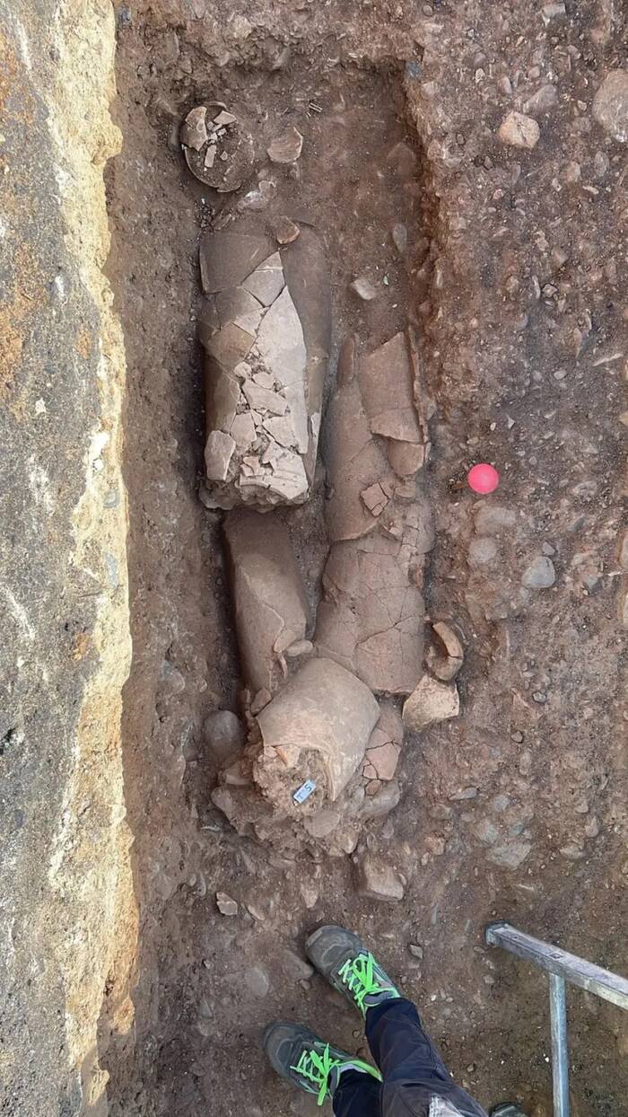 Amphora In Punic Necropolis