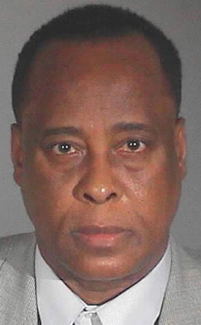 Conrad Murray's Mugshot