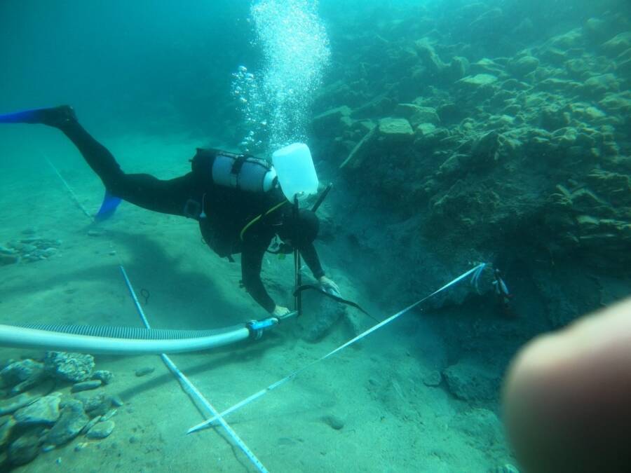 Asini Greece Underwater Remains