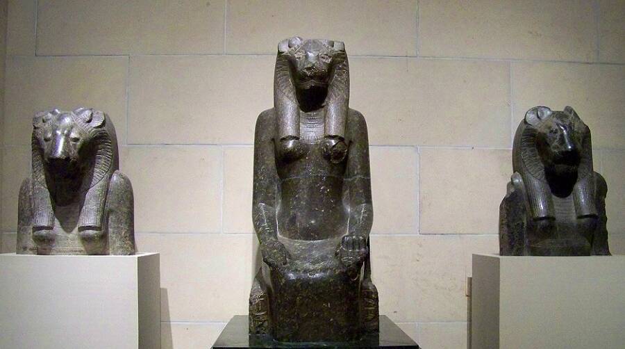 Sculpture Of Sekhmet In Ohio