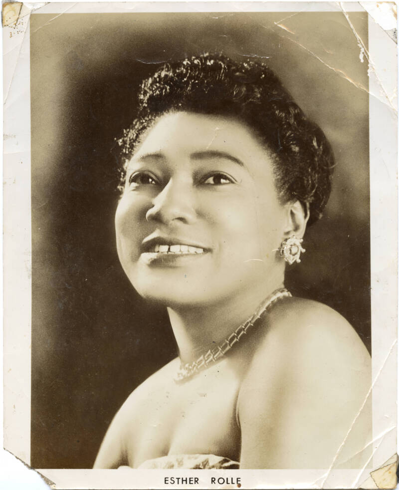 Esther Rolle's Early Publicity Photo